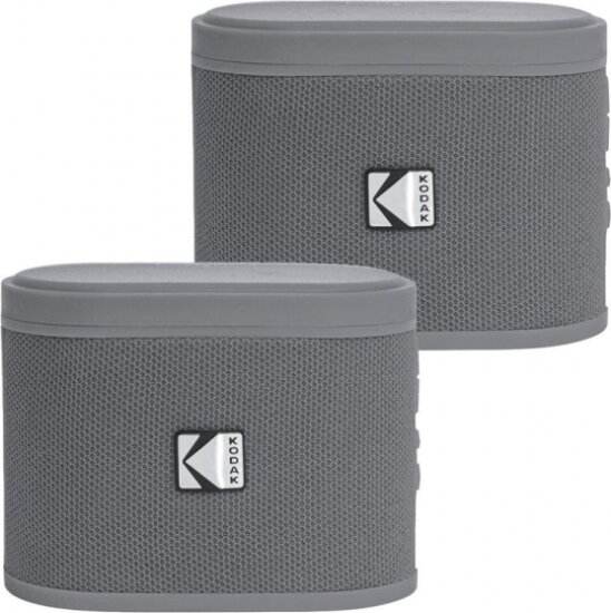Kodak BRIXG2 Soundbrix 2.0 Mini Hordozható Bluetooth Hangszóró 10W 2db - Szürke