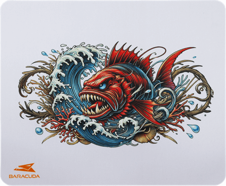 Baracuda BGMP-41 Coral Gaming Egérpad 300 x 250 mm - Mintás
