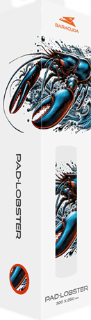 Baracuda BGMP-61 Lobster Gaming Egérpad 300 x 250 mm - Homár Mintás