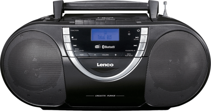 Lenco SCD-6900BK Hordozható Boombox DAB+/FM rádióval és CD/MP3 lejátszóval - Fekete