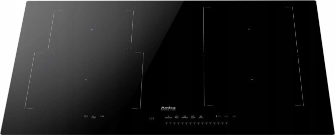 Amica PIC6541PHTSUN 3.0 Beépíthető 4 zónás Indukciós Főzőlap 7350 Watt - Fekete