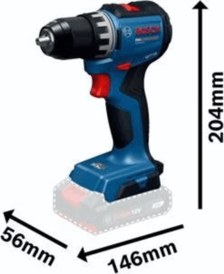 Bosch GSDML MASCH8V-52 Akkus fúró-csavarozó + 2x Akkumulátor + Koffer