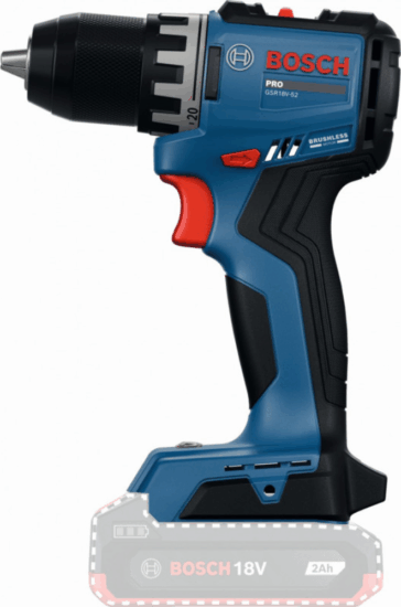 Bosch GSR 18V-52 Akkus fúró-csavarozó 18V + koffer (Akku és töltő nélkül)
