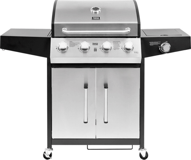 Teesa TSA0251 Gázos kerti grillsütő - Inox