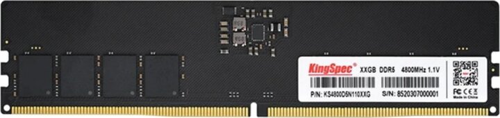 KingSpec 16GB / 4800 DDR5 CL40 Single Desktop RAM