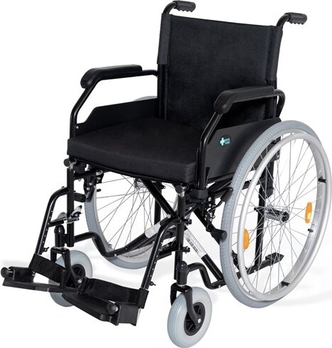REHA FUND RF-1/45/PN/CZA-624/PU Összecsukható Kerekesszék Max 120kg - Fekete