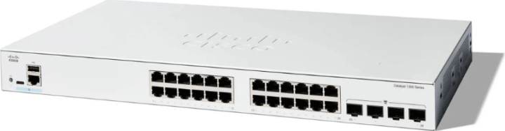 Switch Cisco Catalyst 1300 Smart Managed 24-port Gigabit Rack Switch