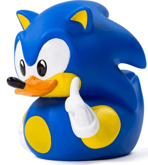 Numskull Tubbz Boxed - Sonic gyűjthető gumikacsa figura 9cm
