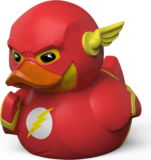 Numskull Tubbz DC Comics - The Flash (First Ed.) gyűjthető gumikacsa figura 9cm
