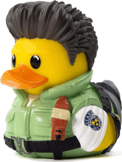Numskull Tubbz Boxed Resident Evil - Chris Redfield Gyűjthető gumikacsa figura 9cm