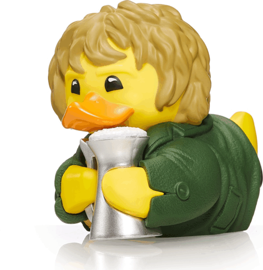Numskull Tubbz Boxed Lord of the Rings - Merry Brandybuck Gyűjthető gumikacsa figura 9cm