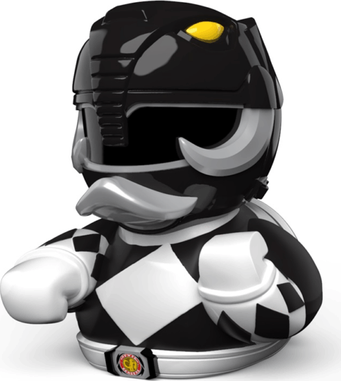 Numskull Tubbz Power Rangers - Black Ranger (Limited Ed.) Gyűjthető gumikacsa figura 9cm