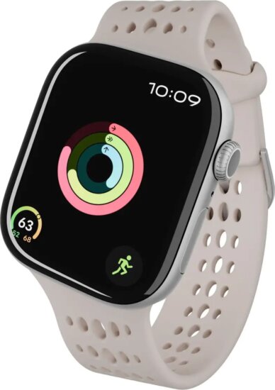 Decoded Ares O Apple Watch Szilikon Okosóra Szíj 38/40/41/42mm - Fehér
