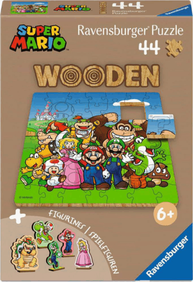 Ravensburger Kids - Super Mario 4 darabos fa puzzle