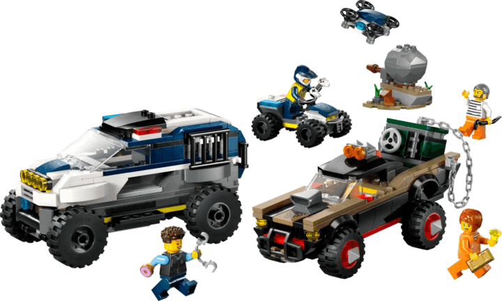 LEGO 60449 City - Autós üldözés rendőr terepjáróval