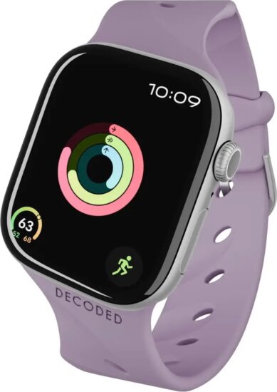 Decoded Ares Splice Apple Watch Szilikon Okosóra Szíj 38/40/41/42mm - Lila