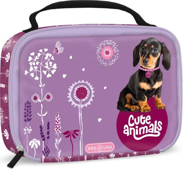 Ars Una Cute Animals Puppy thermo uzsonnás táska - Mintás