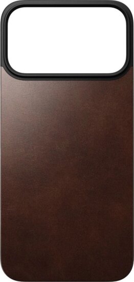 Nomad Magnetic Leather Back MagSafe Apple iPhone 17 Pro Max Bőr Tok - Barna