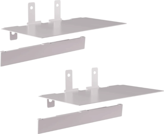 Nanoleaf Rozsdamentes acél Falipolc Nanoleaf Blocks rendszerekhez - Fehér (2 db / csomag)