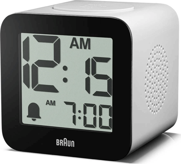 Braun BC 25 WP Asztali ébresztőóra 75 x 77mm - Fehér