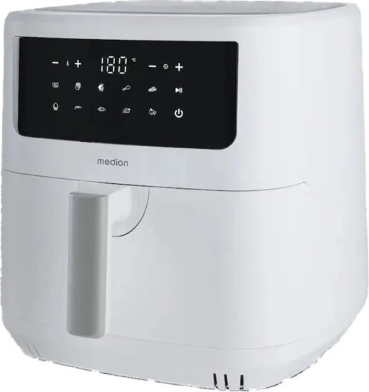 Medion Life MD 11750 P10 XL AirFryer Okos Forrólevegős sütő 6,8L 2150 Watt - Fehér