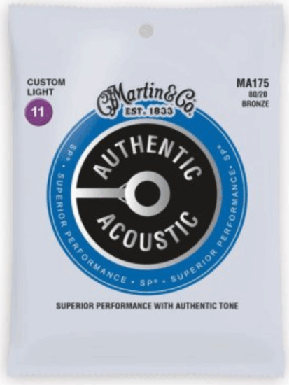 Martin MA175 Custom Light (11-52) Akusztikus Gitár húrkészlet - (6 db / csomag)