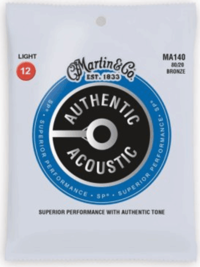 Martin MA140 Light (12-54) Akusztikus Gitár húrkészlet - (6 db / csomag)