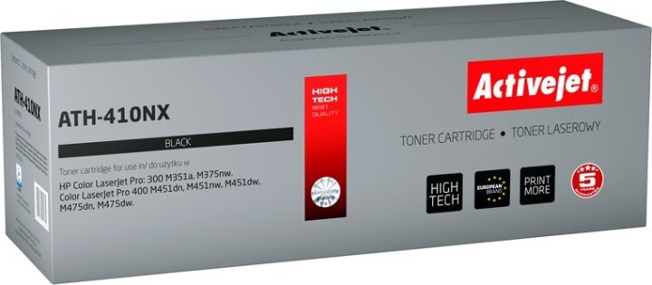 Activejet (HP 305X CE410X) Utángyártott Toner - Fekete Activejet (HP 305X CE410X) Utángyártott Toner - Fekete