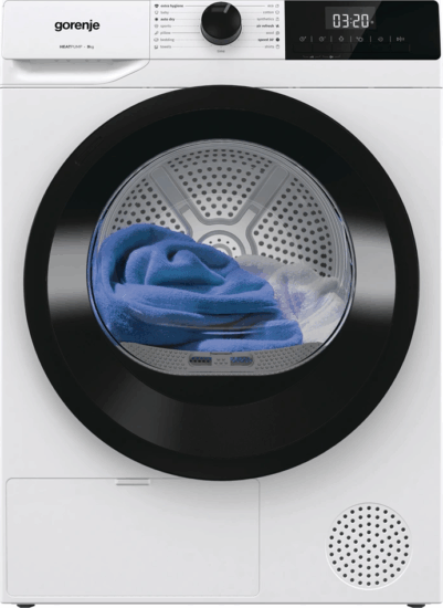 Gorenje D2HNE9D Hőszivattyús Szárítógép 9kg 128kWh - Fehér