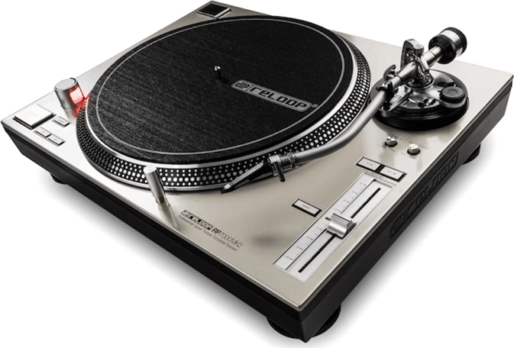 Reloop RP-7000 MK2 Professional DJ lemezlejátszó - Fekete-Ezüst