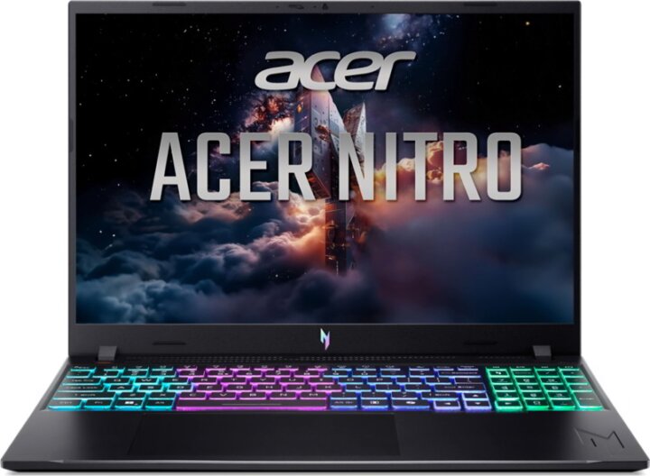 Acer Nitro V16 ANV16-I31-985G Laptop Fekete (16" / Intel Core Ultra 9-270H / 32GB / 1TB SSD / Nvidia GeForce RTX 5070)