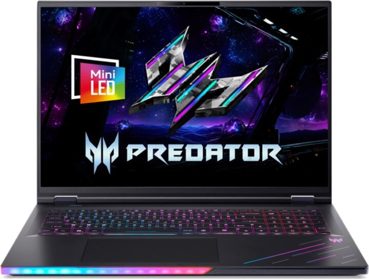 Acer Predator Helios PH18-I71-90H8 Laptop Fekete (18" / Intel Core Ultra 9-290HX Plus / 192GB / 3TB SSD / Nvidia GeForce RTX 5090 / Win 11 Pro)
