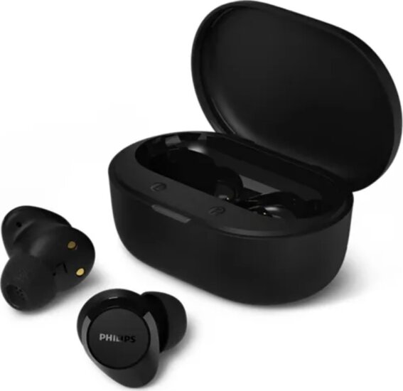 Philips TAT1300BK/00 Bluetooth Fülhallgató Headset Töltőtokban - Fekete