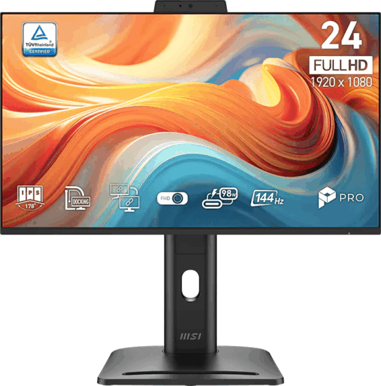 MSI 23,8" Business PRO MP245PDG E14 16:9 FullHD IPS Monitor - Fekete