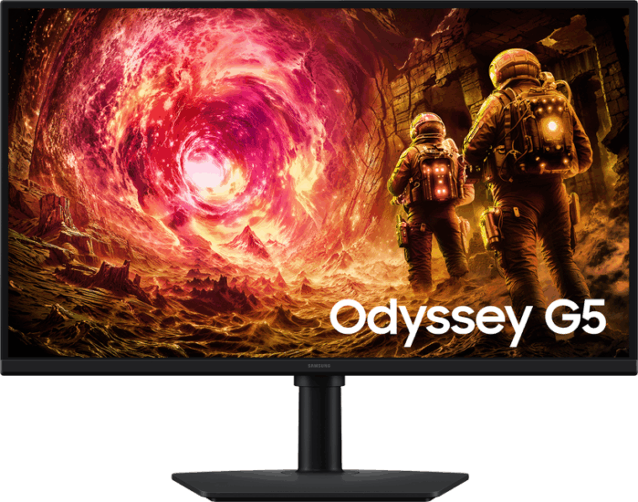 Samsung 27" Odyssey G5 16:9 QHD IPS Monitor - Fekete