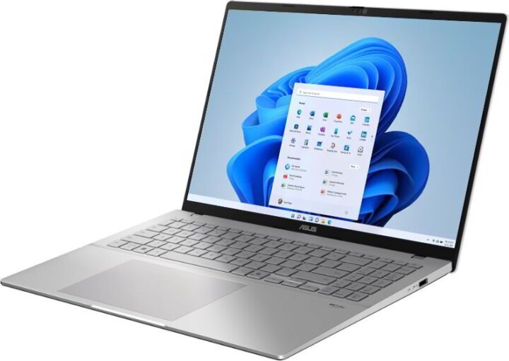 Asus Vivobook S16 M3607KA-SH091W Laptop Ezüst (16" / AMD Ryzen AI 5-330 / 16GB / 512GB M.2 SSD / Win 11 Home)