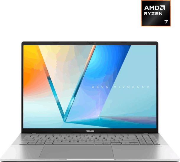 Asus Vivobook S16 M3607HA-RP010 Laptop Ezüst (16" / AMD Ryzen 7-260 / 16GB / 512GB M.2 SSD)