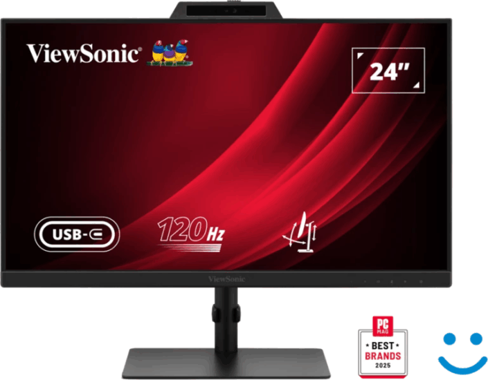 Viewsonic 24" VG2441V 16:9 FullHD IPS LED Monitor - Fekete