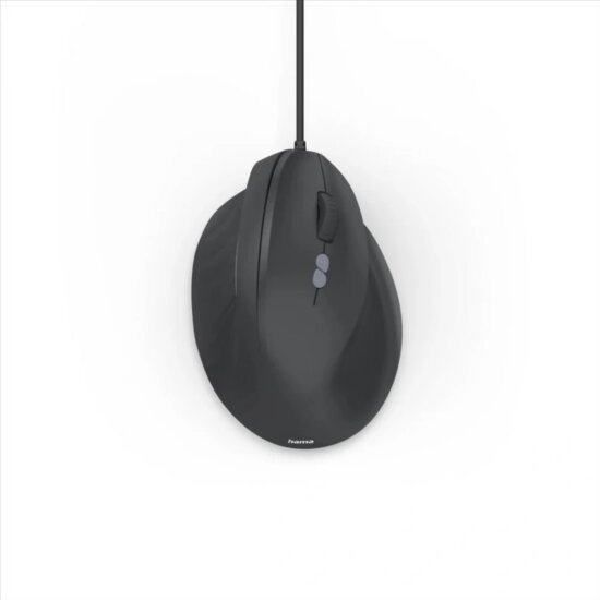 Hama ECM-500R Vezetékes Vertikális Egér - Fekete