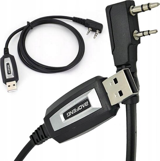Baofeng USB Programozó Kábel K-csatlakozóval UV-5R / UV-82 / 888S kompatibilis