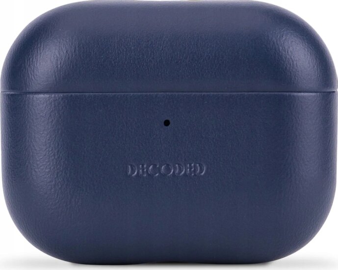 Decoded Leather AirCase Pro Apple AirPods Pro 3 Védőtok - Sötétkék
