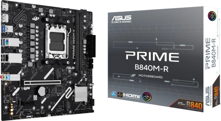 Asus Prime B840M-R DDR5 AMD AM5 mATX Alaplap