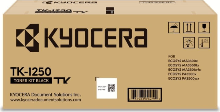 Kyocera TK-1250 Eredeti Toner - Fekete