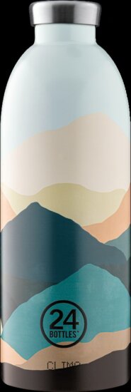 24Bottles 001858 Clima Bottle Mountains Rozsdamentes acél Termosz kulacs 850ml - Mintás