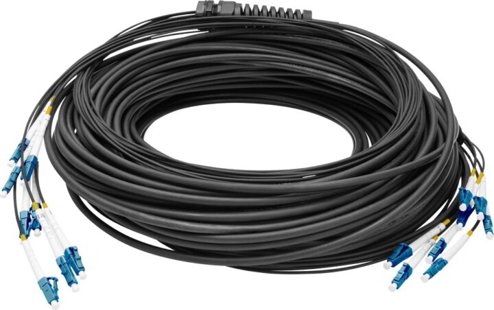 Digitus DK-2A338U050BK-BBB Optikai Patch Kábel LC/UPC Duplex 50m - Fekete