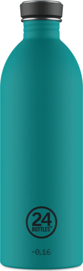 24Bottles Urban Bottle Atlantic Bay rozsdamentes acél Kulacs 1000ml - Kék