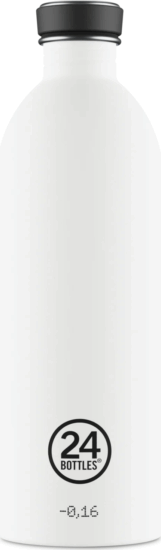 24Bottles Urban Ice White rozsdamentes acél Kulacs 1000ml - Fehér