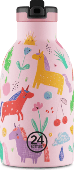 24Bottles Kids Insulated Bottle Magic Friends Gyerek Termosz kulacs 330ml - Mintás