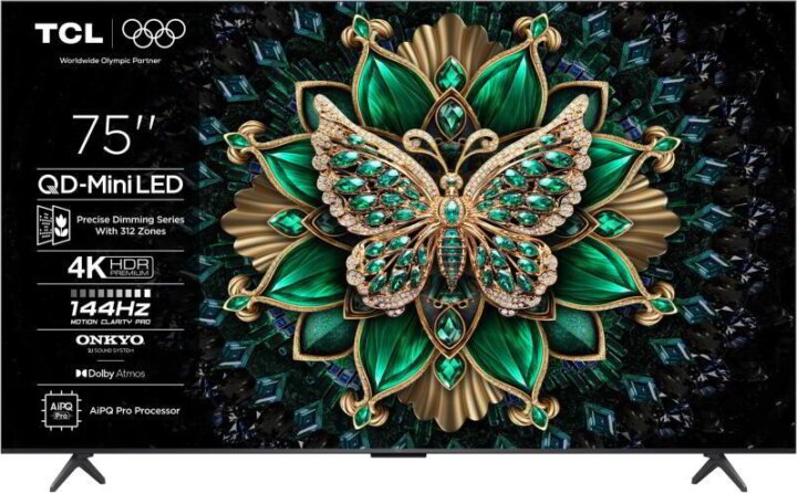 TCL 75" 75C6K PRO 16:9 4K UltraHD QD MiniLED QLED Smart Google TV