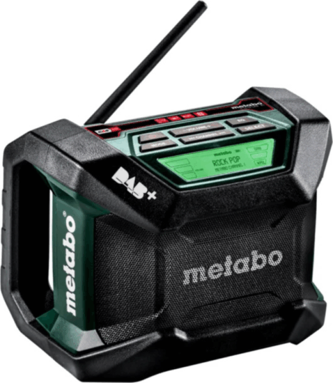 Metabo R 12-18 DAB+ BT Akkus Hordozható Munkarádió 18V - Fekete Metabo R 12-18 DAB+ BT Akkus Hordozható Munkarádió 18V - Fekete